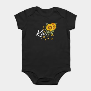 Bee Kind Sunflower Autism Awareness - Sunflower Kind Gift Baby Bodysuit